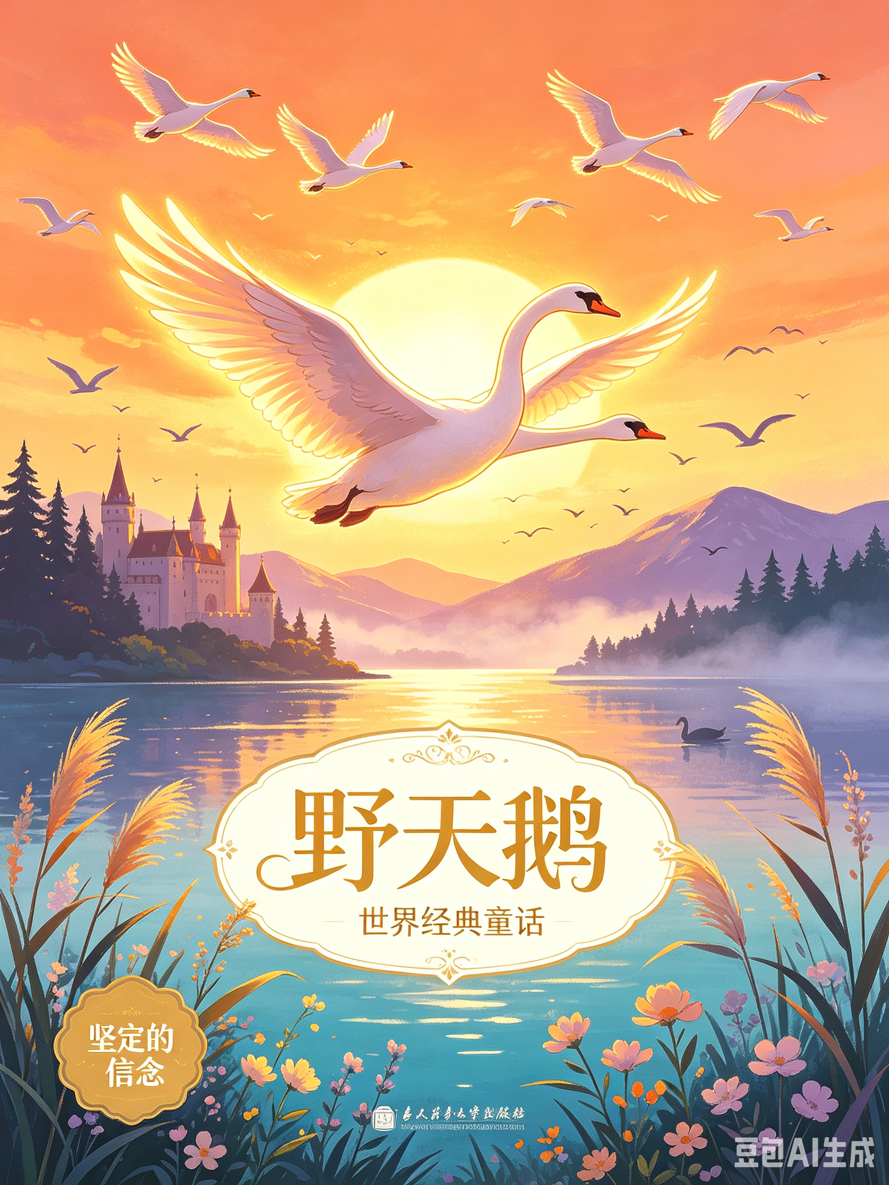 《安徒生童话》-野天鹅-（双语）