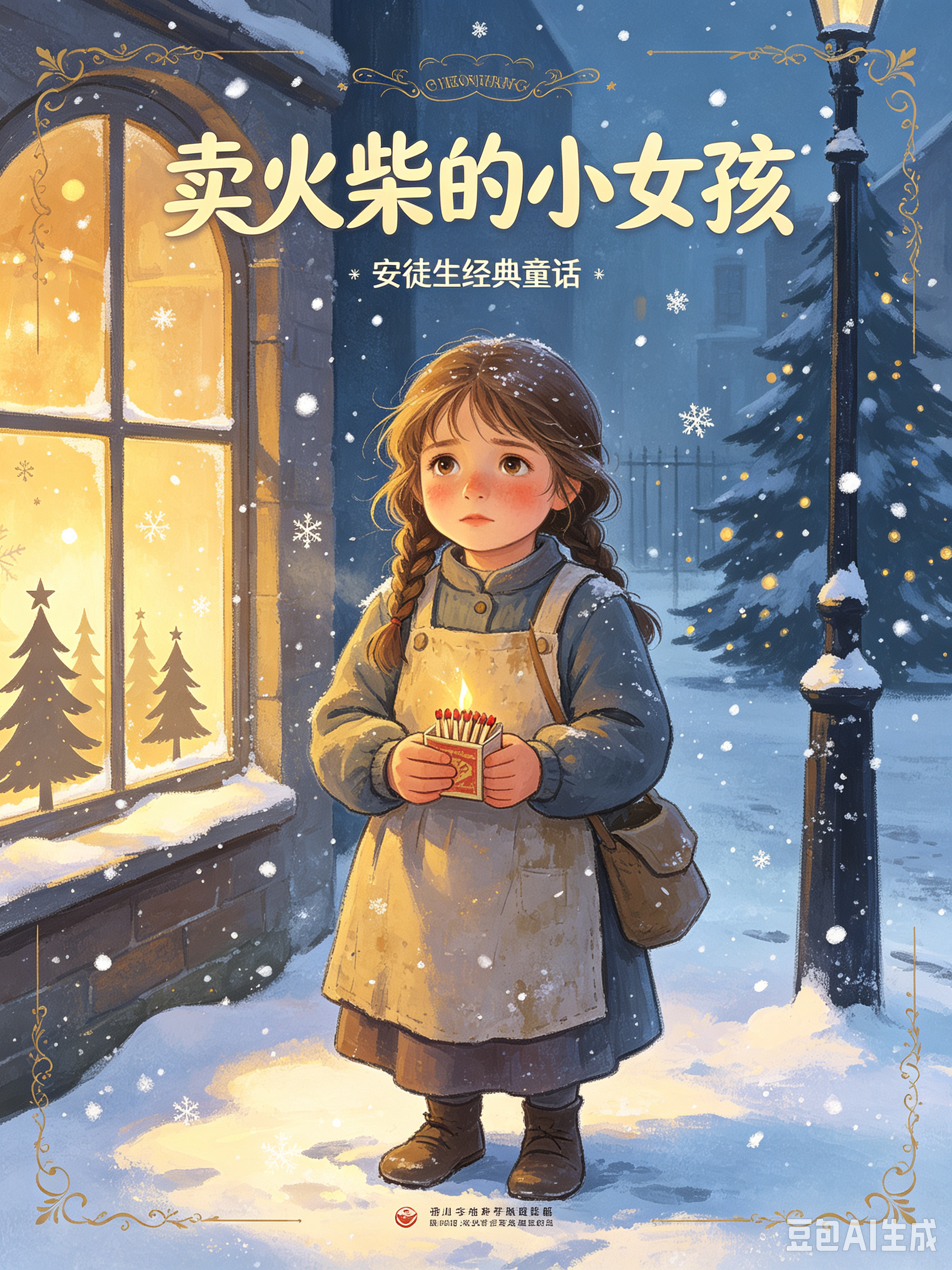 《安徒生童话》-卖火柴的小女孩-（双语）
