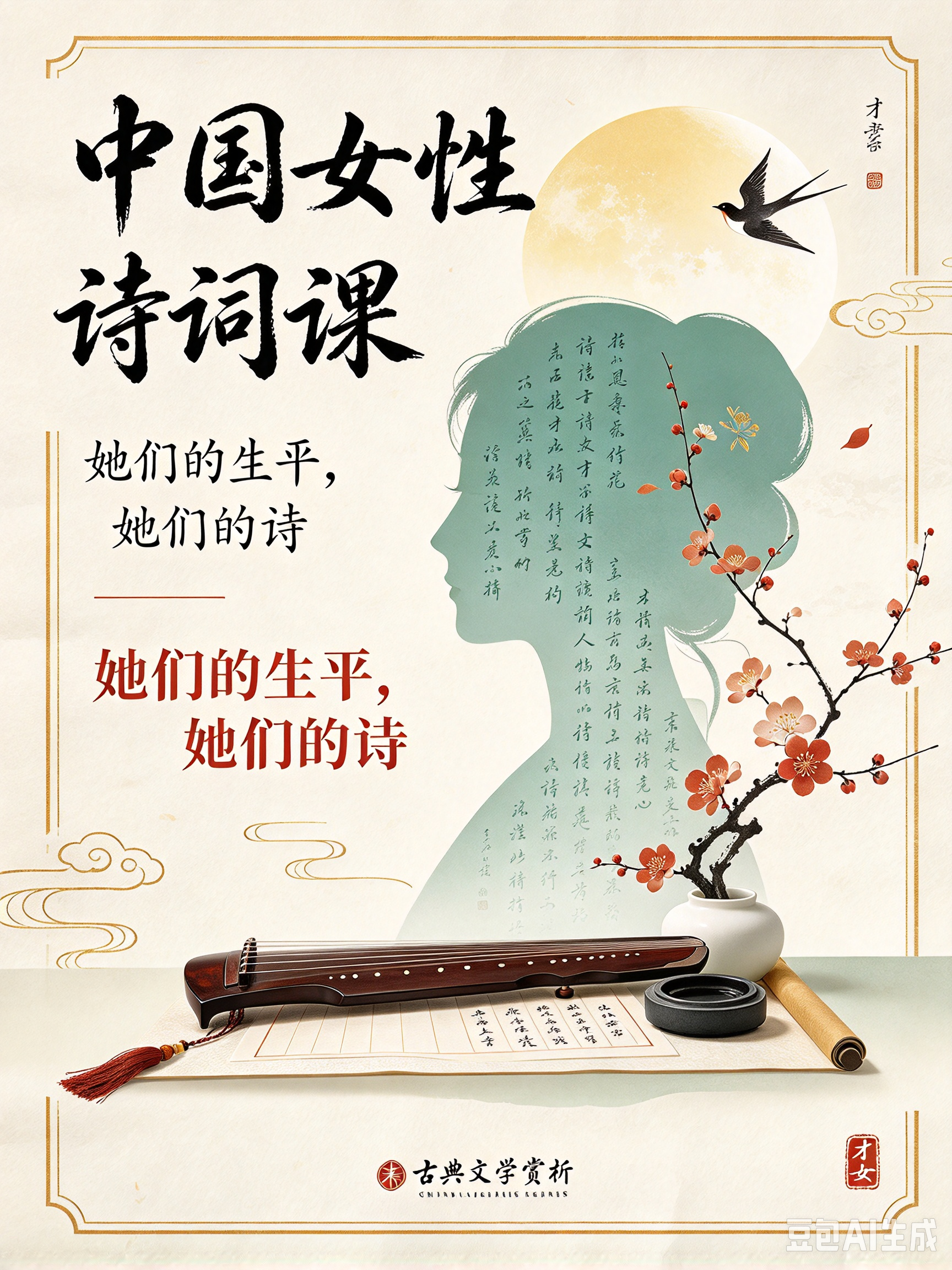 《蒙曼女性诗词课》-中文