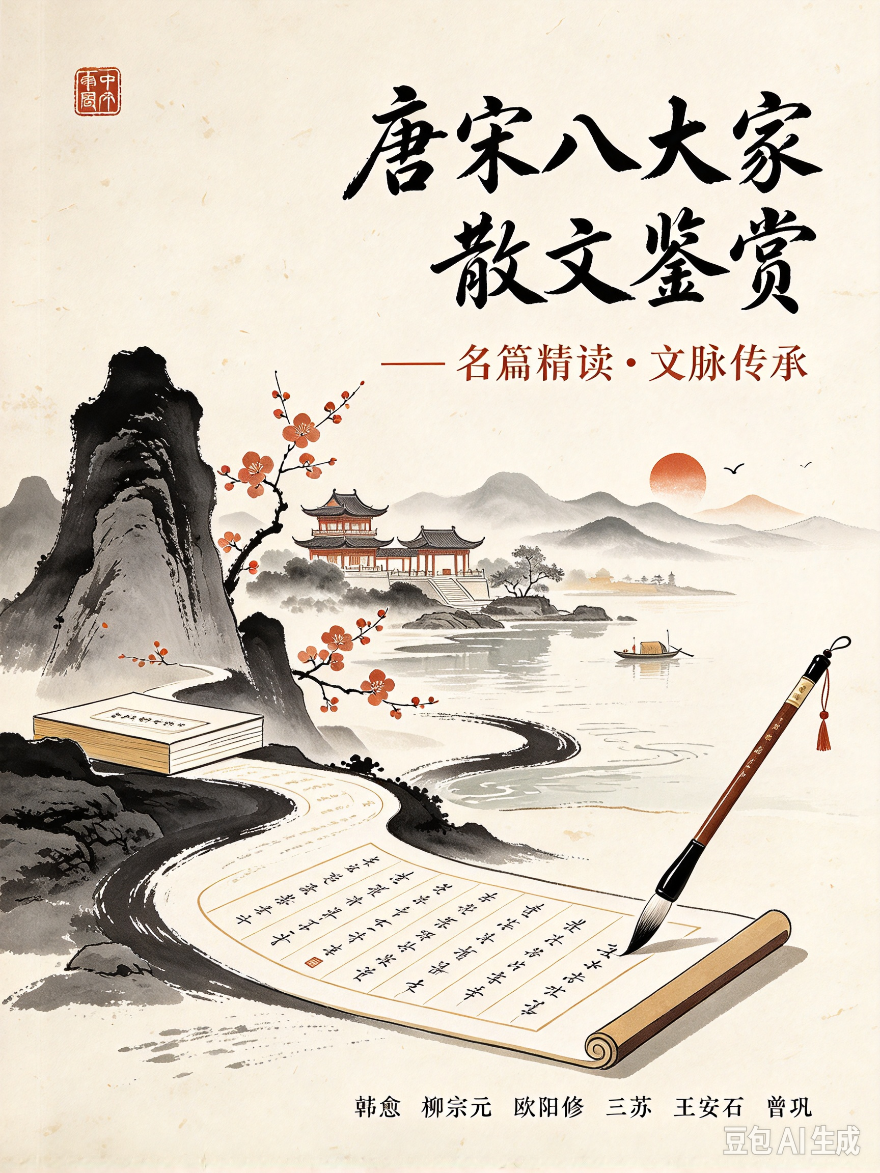 《唐宋八大家散文鉴赏》-（中文）