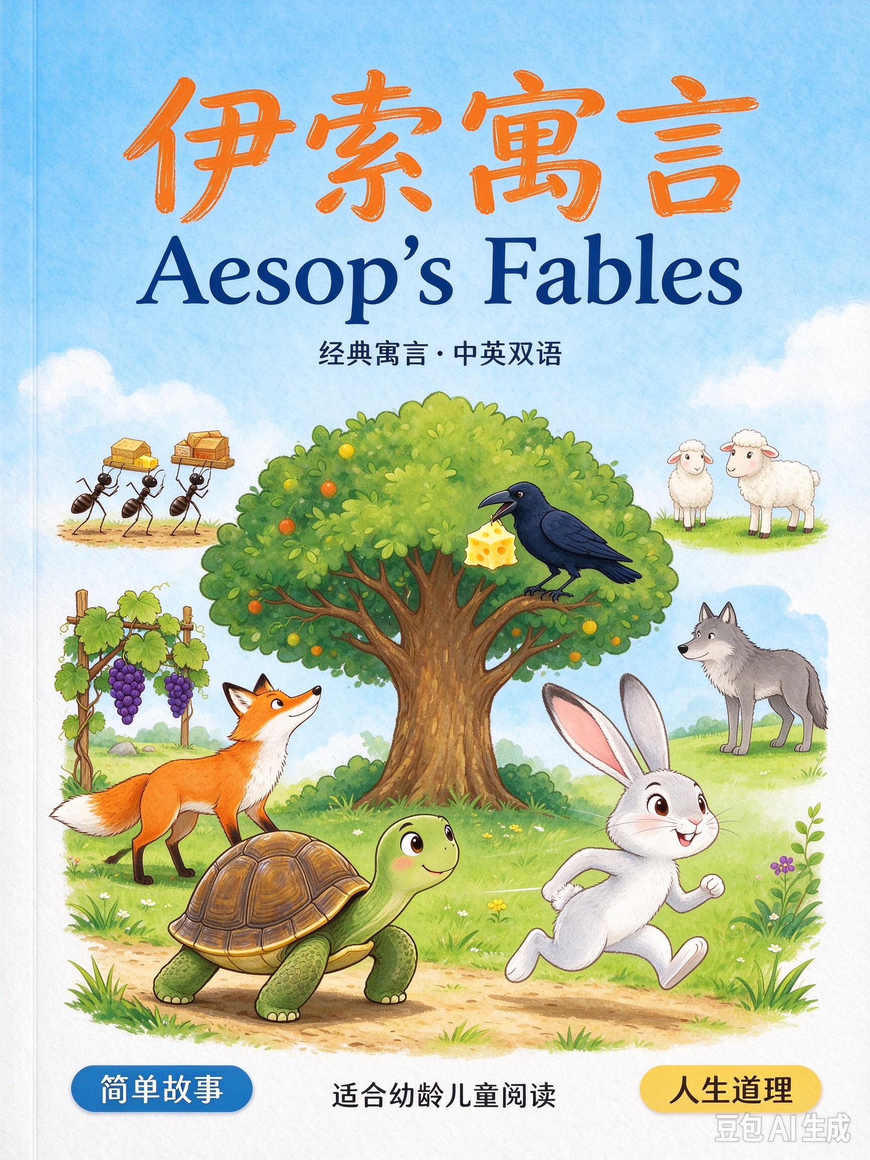 《伊索寓言》-（中英双语）